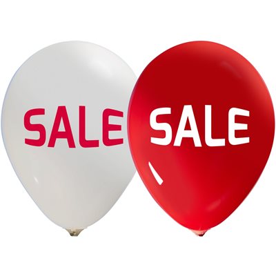 "Sale - (50ct) 12"" Latex Balloons - 2 sides" "Sale - (50ct) 12"" Latex Balloons - 2 sides"