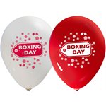"Boxing Day - (50ct) 12"" Latex Balloons - 2 sides"