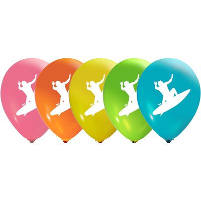 "Surf - (50ct) 12"" Latex Balloons - 2 sides" "Surf - (50ct) 12"" Latex Balloons - 2 sides"