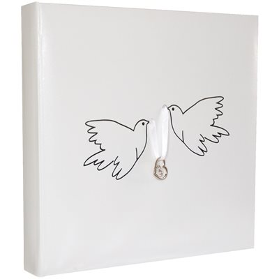 Livre d'or Colombes Blanc 24 x 25 cm Sachet d'1 pièce Livre d'or Colombes Blanc 24 x 25 cm Sachet d'1 pièce