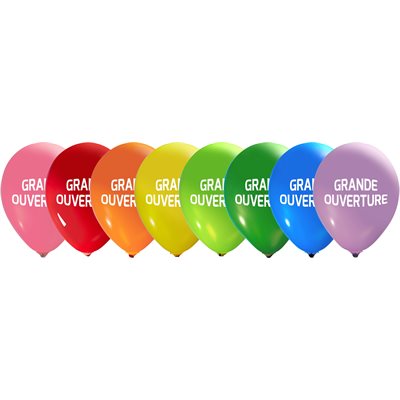 "Grande Ouverture (Assortis) - (50ct) 12"" Latex Balloons - "Grande Ouverture (Assortis) - (50ct) 12"" Latex Balloons -