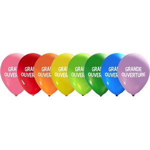 "Grande Ouverture (Assortis) - (50ct) 12"" Latex Balloons -