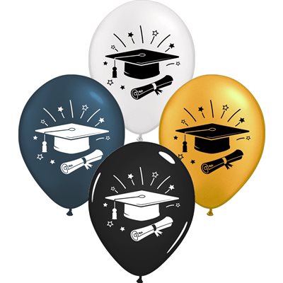 12'' B. GRADUATION HAT 2 SIDE ASST. CLASSY