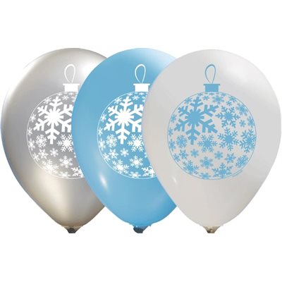 "Christmas Ball (White / Light Blue / Silver) (50CT) - 12"" Late "Christmas Ball (White / Light Blue / Silver) (50CT) - 12"" Late