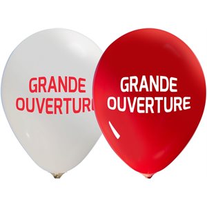 B.12'' GRANDE OUVERTURE ROUGE / BLANC P50