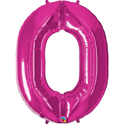 34'' M. NUMBER 0 MAGENTA QTX