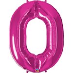 M.34'' CHIFFRE 0 MAGENTA QTX