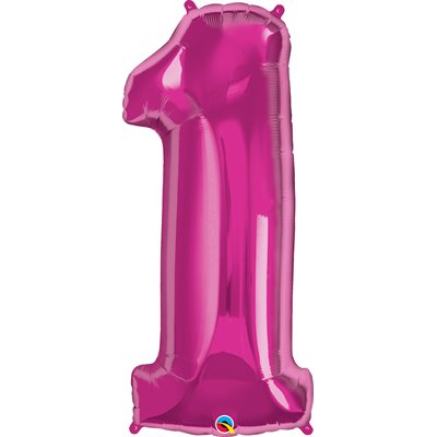 34'' M.NUMBER 1 MAGENTA QTX