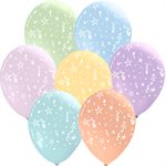 B.12'' ETOILES & CONFETTIS PASTEL MAT A / A P / 50