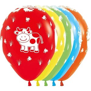 "11"" Farm Animals Fashion Assortment (50pcs)"