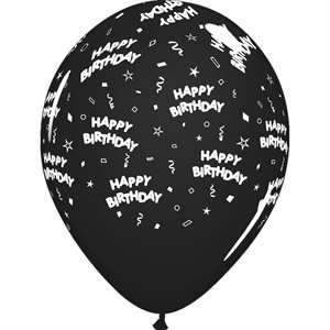 B.12'' Happy Birthday Noir a / a p / 50