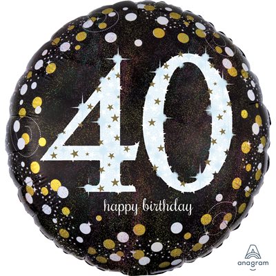 M.18'' SPARKLING BIRTHDAY 40 M.18'' SPARKLING BIRTHDAY 40