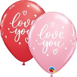 B.11'' LOVE YOU CASUAL SCRIPT ASS.ROUGE&ROSE P / 50