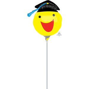 14'' M.HAPPY SMILEY FACE GRAD