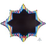 M.35'' MULTI-STRIPE BURST BLACK BOARD H / S