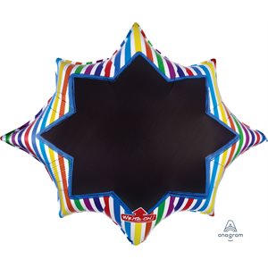 M.35'' MULTI-STRIPE BURST BLACK BOARD H / S