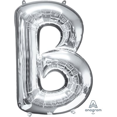 34''M.LETTER B SILVER H / S