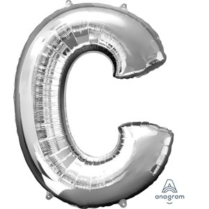34'' M.LETTER C SILVER H / S
