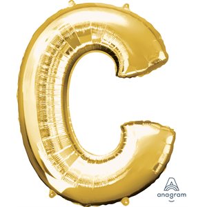 32'' M.LETTER C GOLD H / S