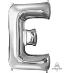 34''M.LETTER E SILVER H / S