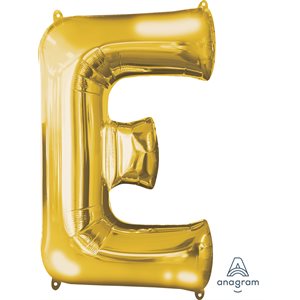 32'' M.LETTER E GOLD H / S