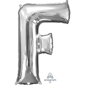 34''M.LETTER F SILVER H / S