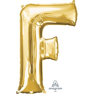 M.32'' LETTER F GOLD H / S