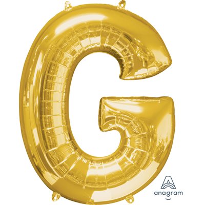 32'' M. LETTER G GOLD H / S