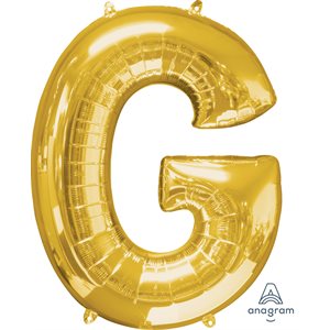 32'' M. LETTER G GOLD H / S