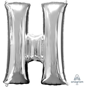 34''M.LETTER H SILVER H / S