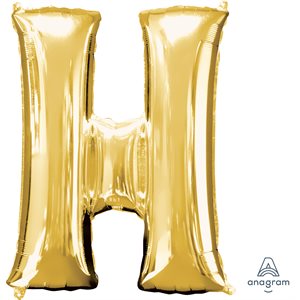 32''M.LETTER H GOLD H / S