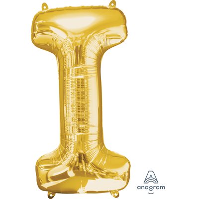 32'' M.LETTER I GOLD H / S