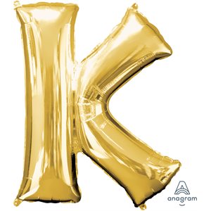 32''M.LETTER K GOLD H / S