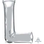 M.34'' LETTRE L ARGENT H / S