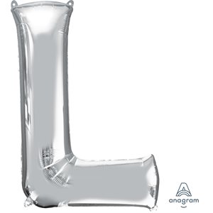 34''M.LETTER L SILVER H / S