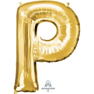 32'' M. LETTER P GOLD H / S