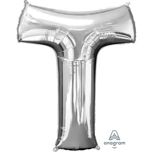 34''M.LETTER T SILVER H / S
