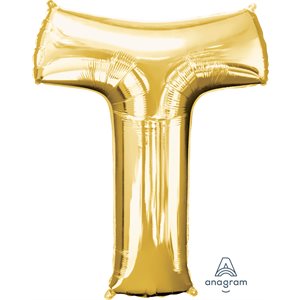 32''M.LETTER T gold H / S