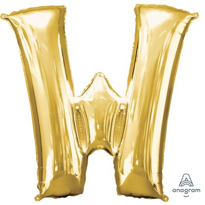 32''M.LETTER W GOLD H / S
