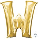 32''M.LETTER W GOLD H / S