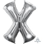 M.34'' LETTRE X ARGENT H / S