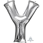 34''M. LETTER Y SILVER H / S