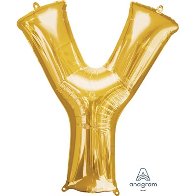 32'' M.LETTER Y GOLD H / S