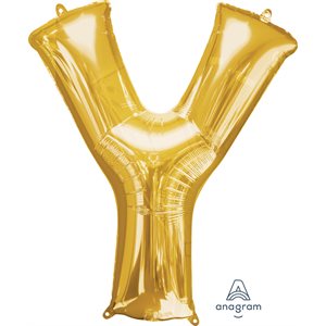 32'' M.LETTER Y GOLD H / S