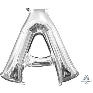 16'' M. LETTER A SILVER