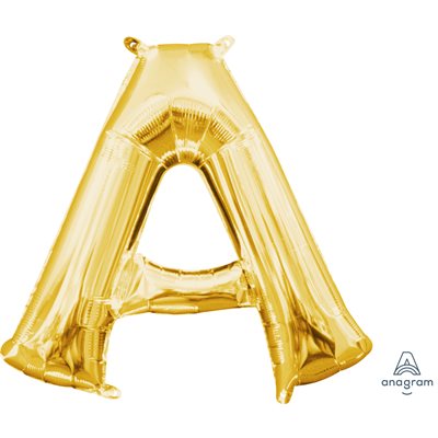 16''M.GOLD LETTER A