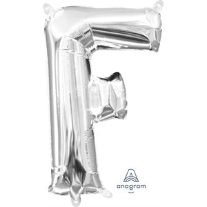 16''M. LETTER F ARGENT