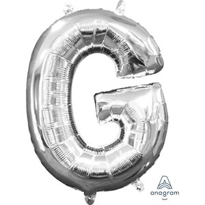 16''M. LETTER G SILVER
