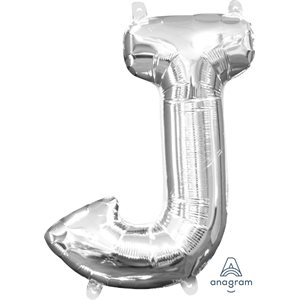 16''M. LETTER J SILVER