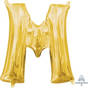 16''M.GOLD LETTER M